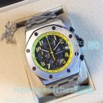 Best Quality Copy Audemars Piguet Royal Oak Offshore Black & Green Dial SS  Watch